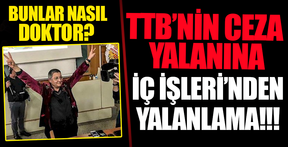 İçişleri Bakan Yardımcısı, Türk Tabipleri Birliği’nin sağlıkçılara ceza kesildiğini iddiasını yalanladı