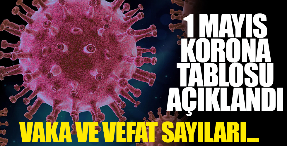 Sağlık Bakanlığı 1 Mayıs 2021 koronavirüs vaka ve vefat tablosunu paylaştı