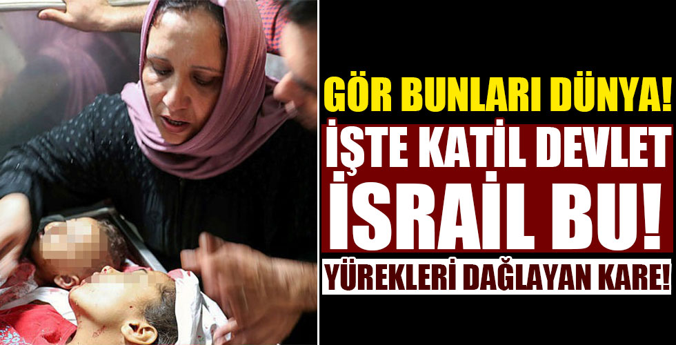 Yürek yakan kareler! İşte katil terör devleti İsrail!