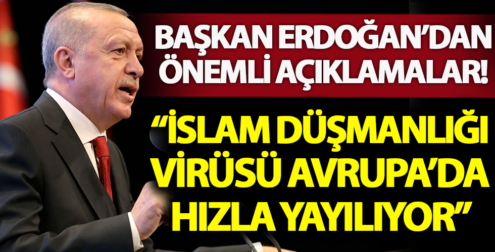 Başkan Erdoğan Kur'an-ı Kerim’i Güzel Okuma Yarışması Final Programı'nda konuşuyor