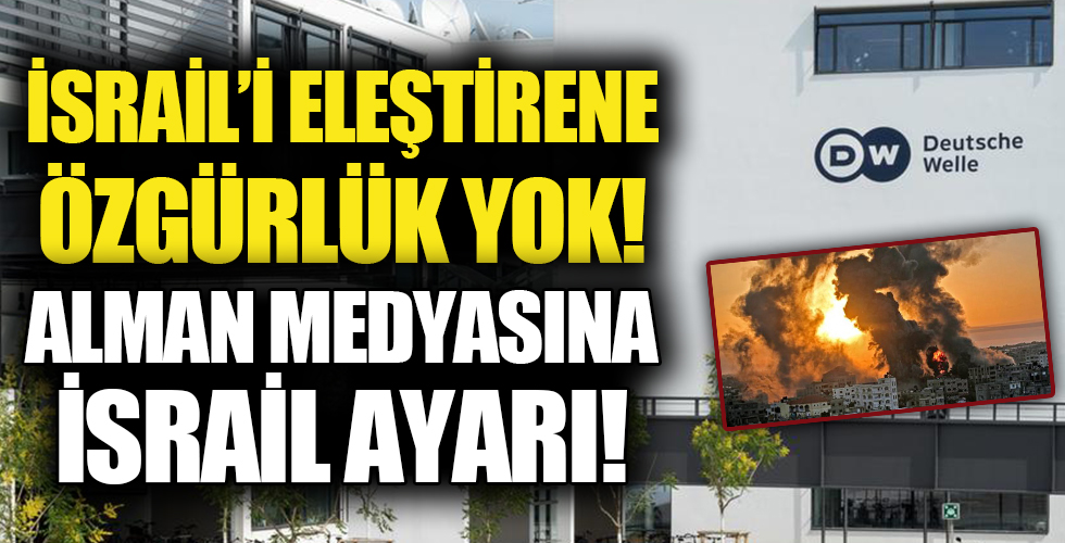 Alman DW News İsrail'in eleştirildiği röportajı yayından kaldırdı