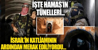 Hamas nedir? Hamas kimdir? İsrail'in hedefindeki Hamas tünelleri görüntülendi
