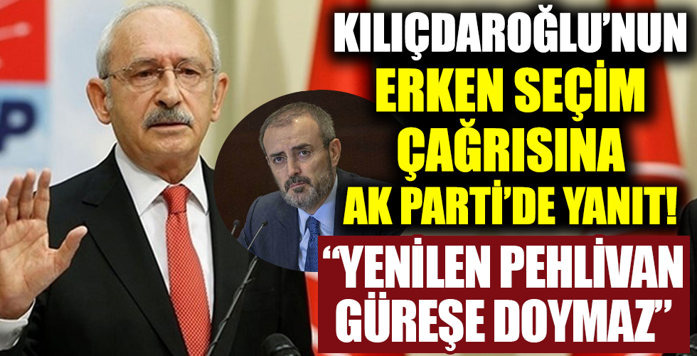 AK Parti Grup Başkanvekili Mahir Ünal'dan erken seçim çağrısına cevap: Yenilen pehlivan güreşe doymaz