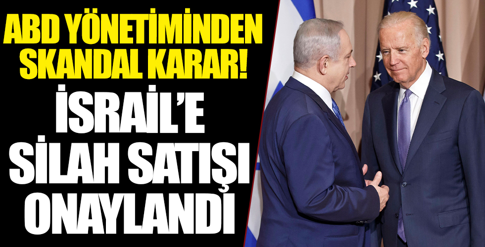 ABD yönetiminden skandal karar! İsrail’e rekor silah satışı onaylandı