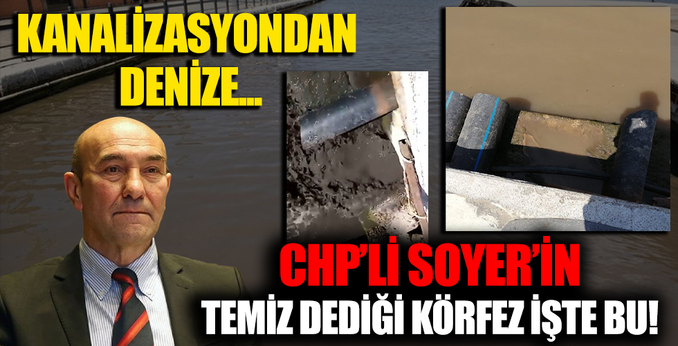 İzmir'de hayrete düşüren görüntü: Kanalizasyon suları denize akıyor