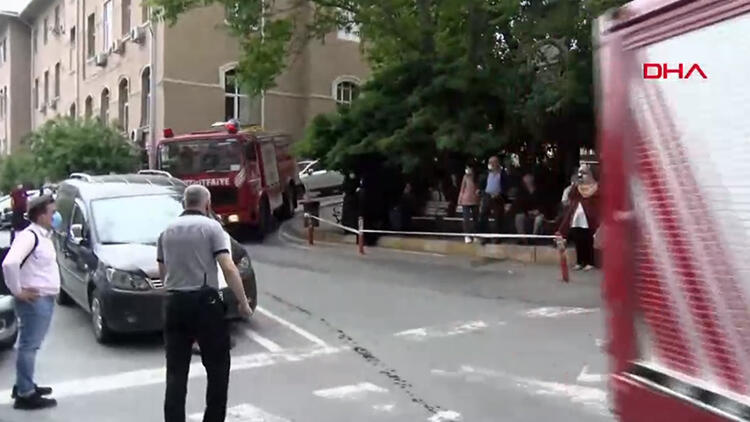 Çapa Tıp Fakültesi'nde yangın paniği!