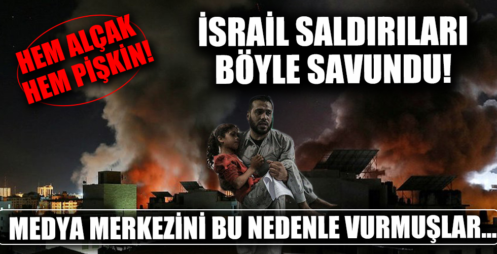 İsrail'den alçak saldırılara pişkin savunma! Medya merkezini bu nedenle vurmuş...