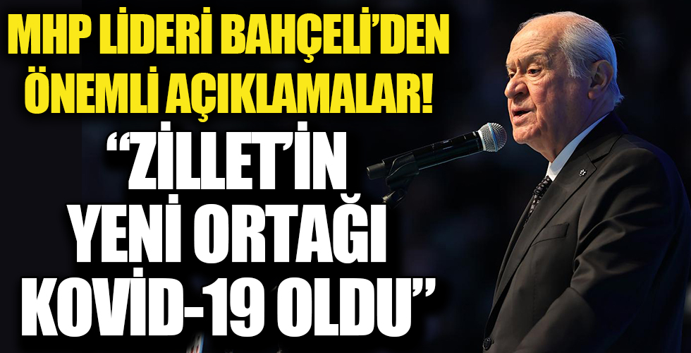 MHP lideri Bahçeli'den önemli açıklamalar