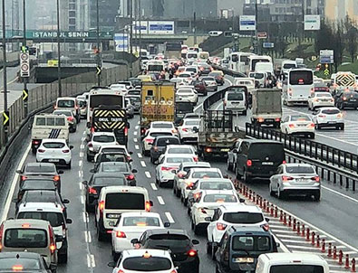 Trafik yoğunluğu yüzde 70!
