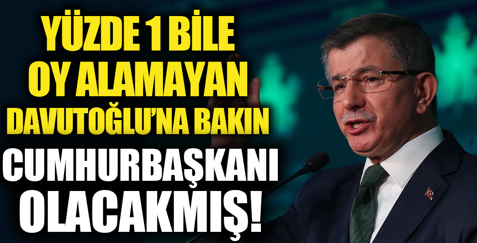 Ahmet Davutoğlu: Cumhurbaşkanı olmak isterim