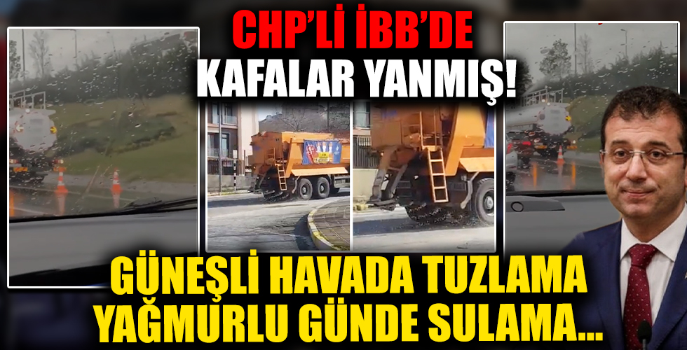 Güneşli havada tuzlama, yağmurlu havada sulama! İBB hizmette çığır açıyor