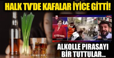 Halk TV alkol ve pırasayı bir tuttular
