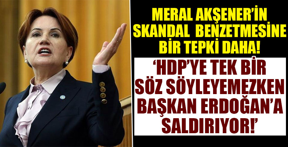 AK Parti'den Akşener'e bir tepki daha!