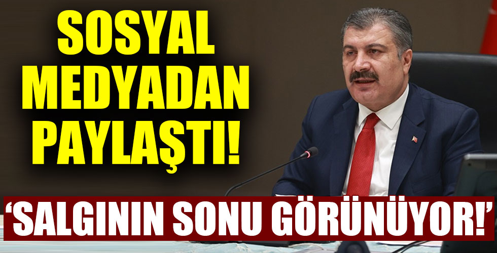 Bakan Koca'dan umutlandıran paylaşım!