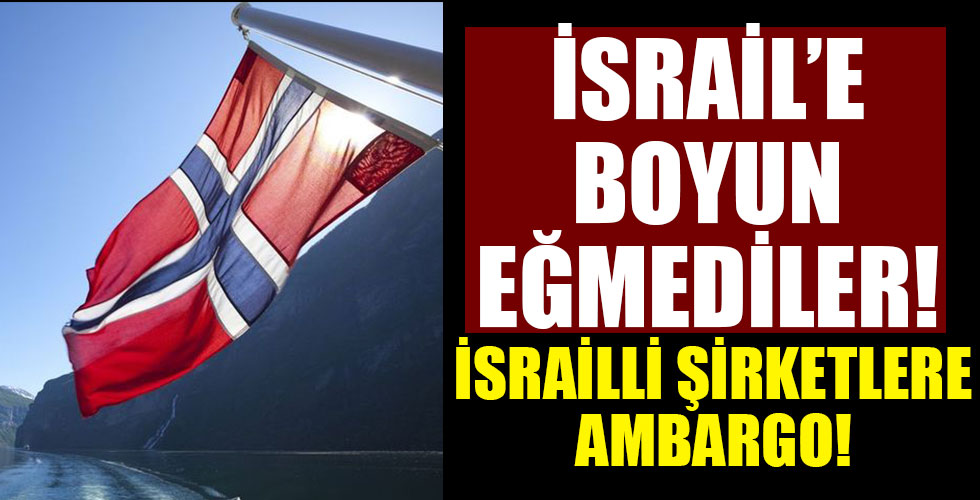 Norveç Varlık Fonu, İsrailli iki şirketi fondan çıkarttı!