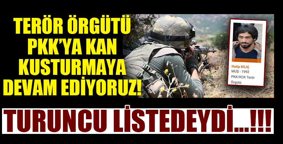 Teröre arka arkaya darbeler! Turuncu listeye bir çizik daha!