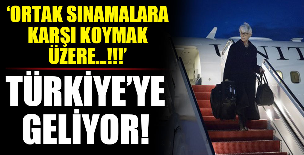ABD Dışişleri Bakan Yardımcısı Sherman, Türkiye'ye geliyor!