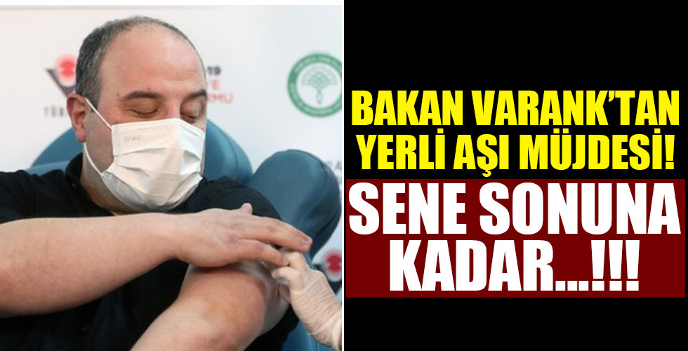 Bakan Mustafa Varank'tan flaş yerli aşı mesajı!