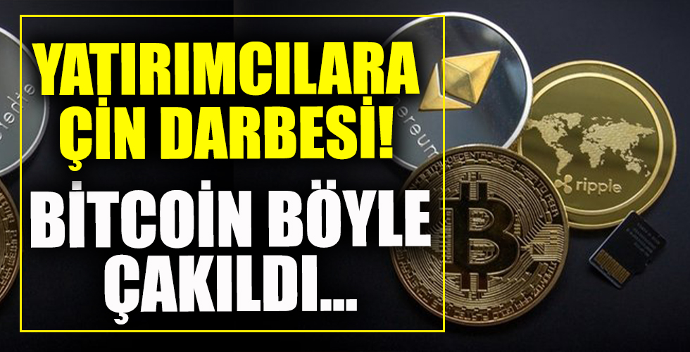 Bitcoin 33,600 dolar düzeyine kadar indi! Kripto para piyasalarına Çin darbesi