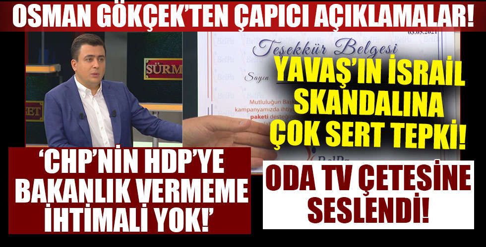 Osman Gökçek'ten çarpıcı açıklamalar!
