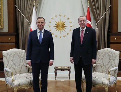 Başkan Erdoğan ve Polonya Cumhurbaşkanı'ndan ortak basın toplantısı!