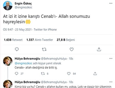 Engin Özkoç'un Cenab-ı Allah demesi CHP'lileri rahatsız etti!