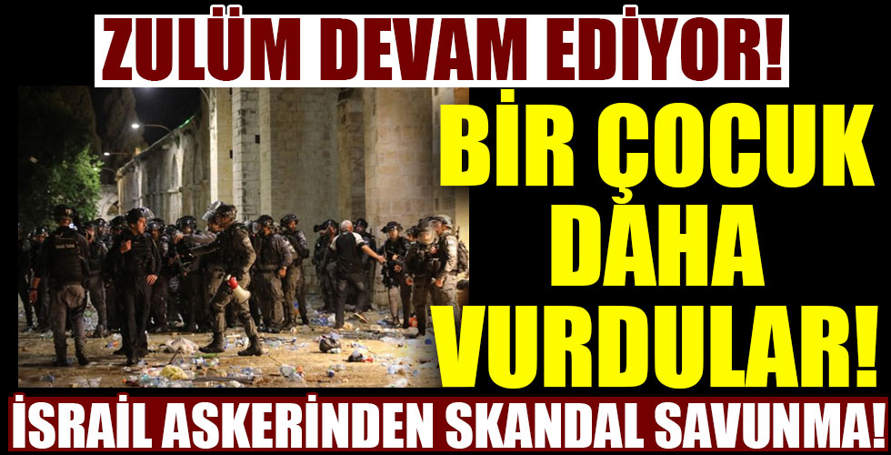 İsrail askeri bir çocuğu vurdu!.