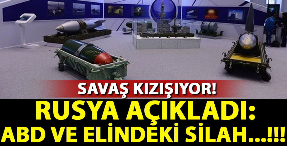 Rusya açıkladı! ABD ve kendi elindeki silah sayısı....