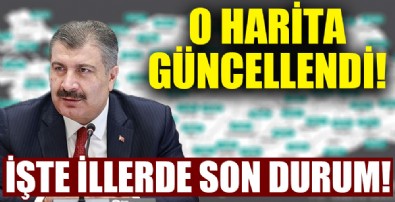 İşte illerde son durum! O harita güncellendi!