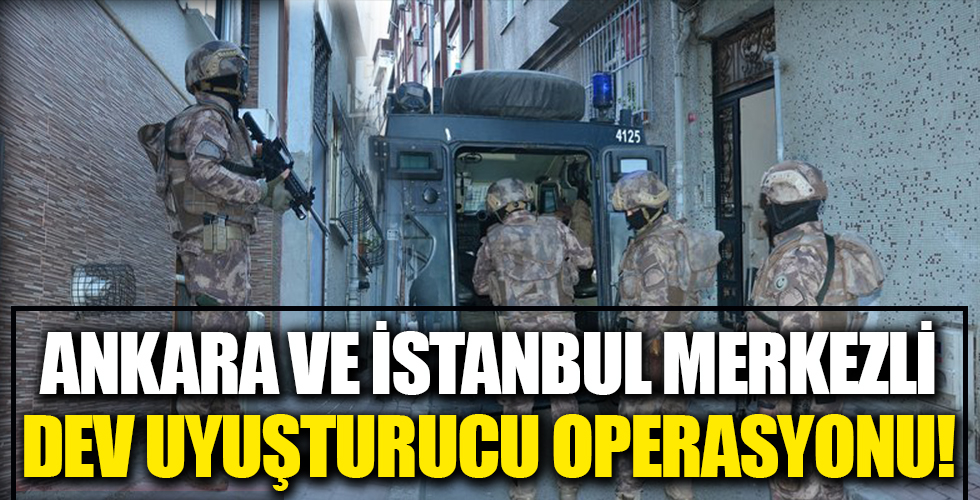 Türkiye geneli uyuşturucu operasyonu! Çok sayıda gözaltı