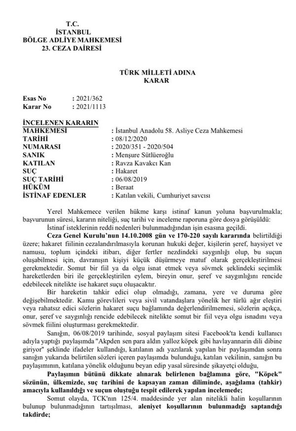 AK Partili vekile 'köpek' diyerek hakaret etmişti! Flaş gelişme!