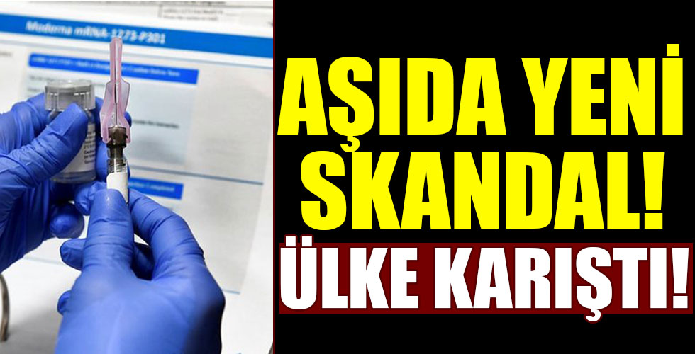 Kovid-19 aşısında skandal! O ülke karıştı!