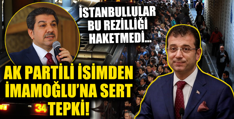AK Partili Tevfik Göksu'dan CHP'li İBB'ye 'toplu taşıma' tepkisi