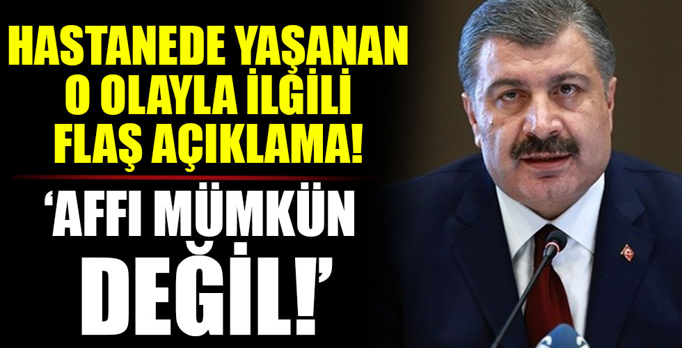 Bakan Koca'dan doktora şiddet olayı ile ilgili açıklama!