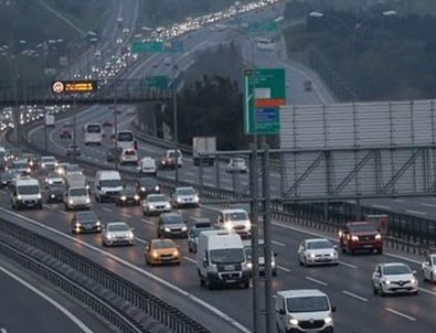 İstanbul'da trafik yoğunluğu!