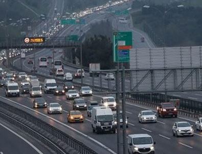 İstanbul'da trafik yoğunluğu!