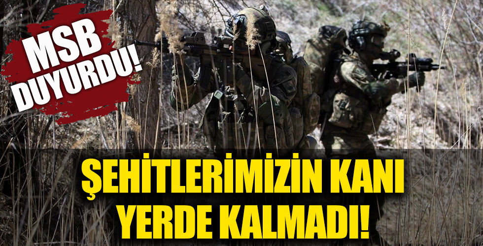 Mehmetçiğin pençesinden kaçış yok! 11 PKK'lı etkisiz hale getirildi