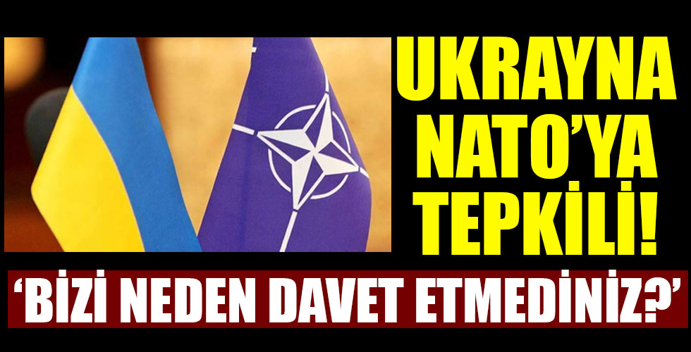Ukrayna NATO'ya tepkili!