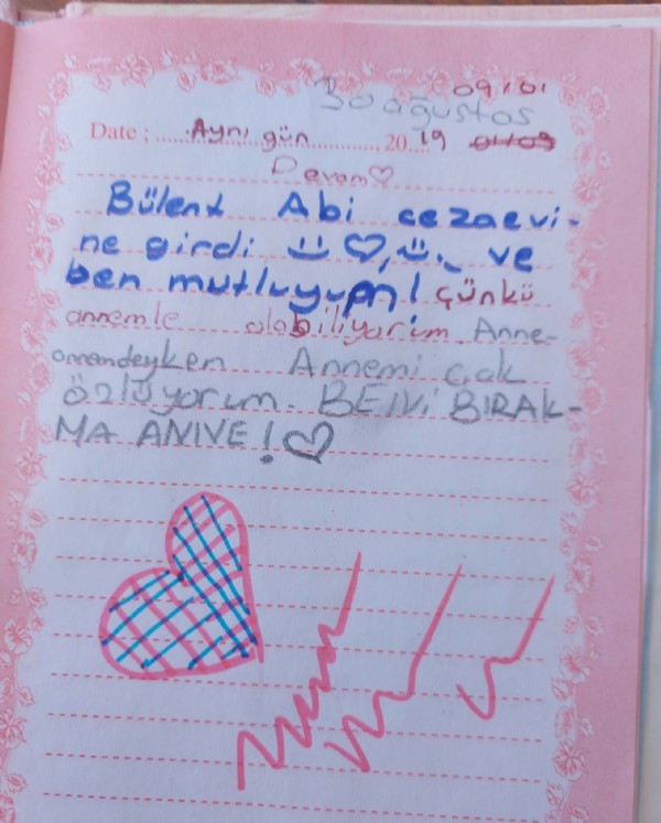 Üvey babası tarafından istismara uğrayan 13 yaşındaki çocuğun günlüğüne yazdıkları kahretti: Sürekli rüyalarıma giriyor onun cezaevinden çıkmasından korkuyorum
