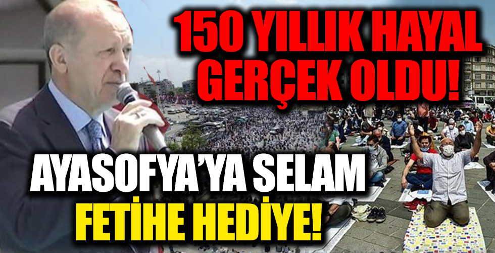 Taksim Camii açıldı... Cumhurbaşkanı Erdoğan: Burası İstanbul'un fethine de bir hediyedir
