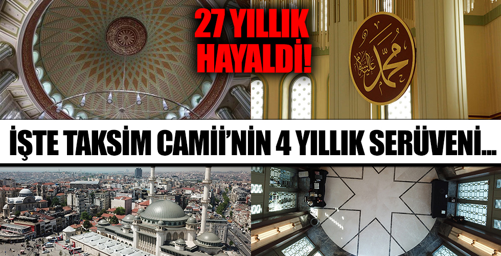 Başkan Erdoğan'ın açılışına katılacağı Taksim Cami'nin özellikleri...