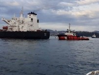 SARIYER - Boğaz'da ham petrol yüklü gemi sürüklendi! Boğaz trafiği askıya alındı!