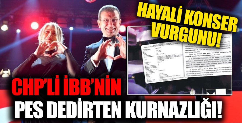 İBB'den hayali konserde milyonluk vurgun!
