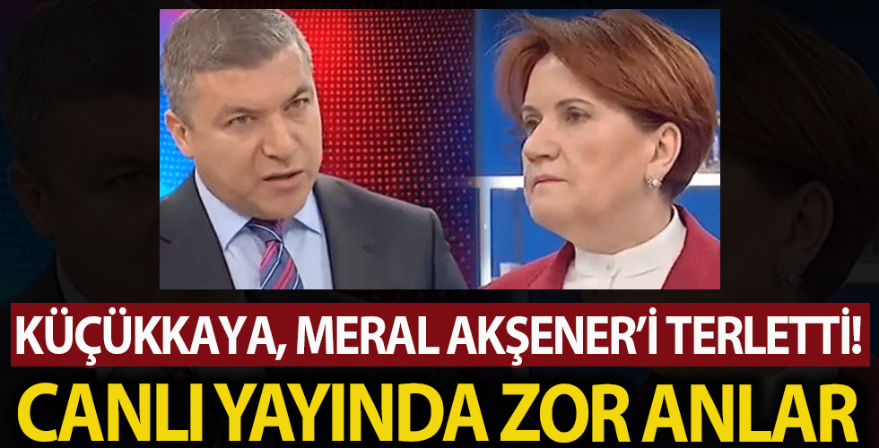 İsmail Küçükkaya sorduğu soruyla Meral Akşener'i kilitledi! Canlı yayında zor anlar