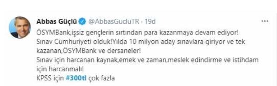 Toplum mühendisleri henüz başvuruları bile açılmayan KPSS sınavının ücreti üzerinden sosyal medyayı karıştırdı!