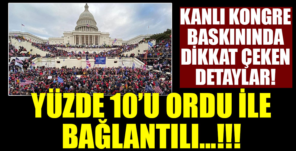 ABD'deki kanlı kongre baskınında dikkat çeken detaylar ortaya çıktı!