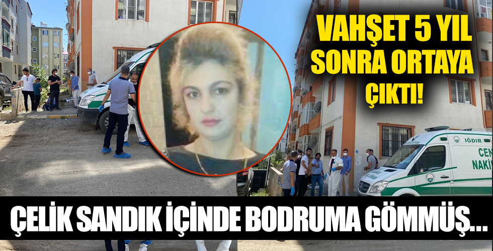 Boşandığı kadını öldürüp bodrum katına gömmüş