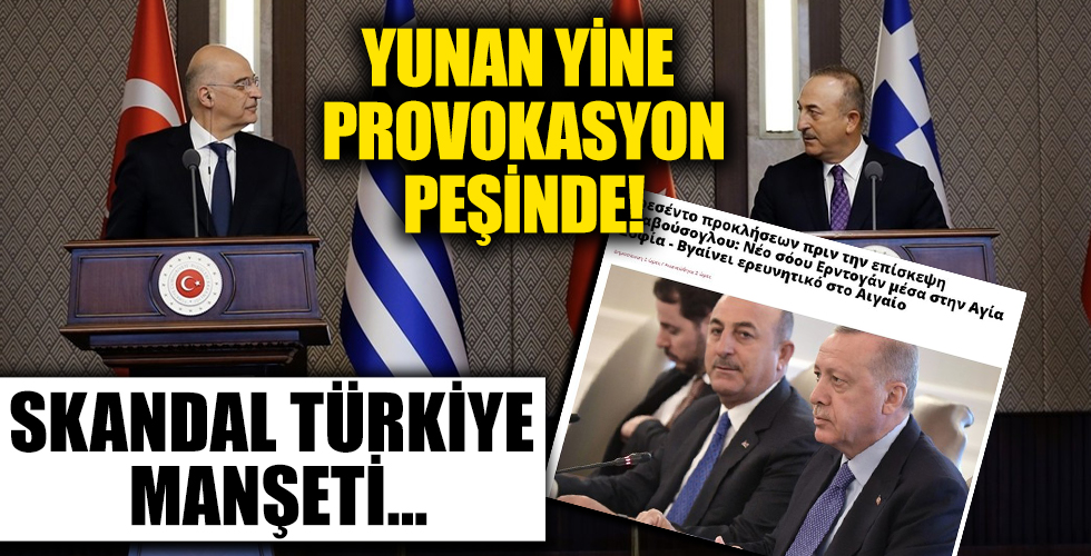 Çavuşoğlu’nun kritik ziyareti öncesi Yunan provokasyonu!