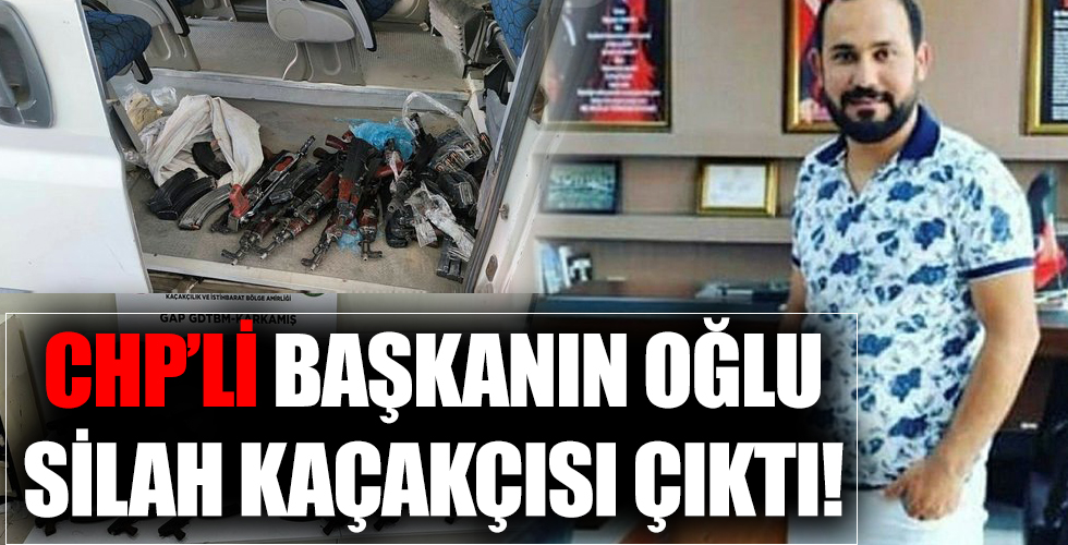 CHP’li başkanın oğlu silah kaçakçısı çıktı