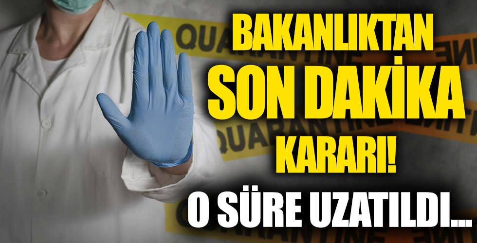 Sağlık Bakanlığından son dakika 'karantina süresi' kararı: 'Temaslı Takibi Rehberi' güncellendi